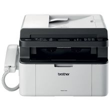 МФУ Brother MFC-1815R, A4, 16Мб, 20стр мин, GDI, факс, трубка, ADF10, USB, лоток 150л, старт.картридж 1000стр (МФУ)