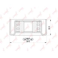 Ролик Натяжной Приводного Ремня Toyota Hilux Surf (Kdn185, Kdn215) 3.0d 00-   Land Cruiser 90   120 (Kdj9_, Kdj12_) 3.0d 00-   Alt LYNXauto арт. PB5318