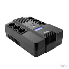 3Cott ИБП Cascade Line -650-CDL 650VA 390W Display,USB,AVR,RJ11,RJ45 3+3 Euro