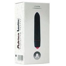 Черная компактная вибропуля Adrien Lastic Univibe 9см