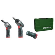 Metabo 685018000 PowerCombo maX 12+PowerImpact+фонарь LED12 Аккумуляторный шуруповерт+гайковерт