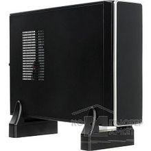 EXEGATE EX249489RUS Корпус Slim Minitower  MI-212L <Black, БП M450, 80mm, mATX, с выключателем, 2 SATA>