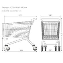 Тележка покупательская AT-180S