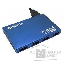 Defender USB QUADRO SEPTIMA SLIM USB 2.0, 7 порта, с адап. 2А