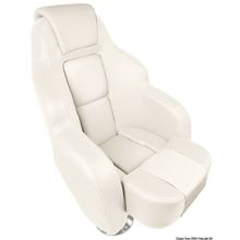 Osculati Ergonomic padded seat with Flip UP RS56 white, 48.410.22