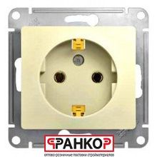 Schneider Electric Glossa Розетка 2К+3. 16А-250В бежевый GSL000243