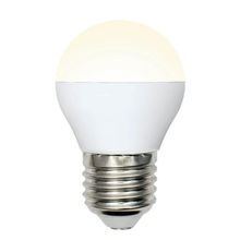 Uniel Лампа светодиодная Uniel E27 6W 3000K матовая LED-G45-6W WW E27 FR MB PLM11WH UL-00002377 ID - 234505