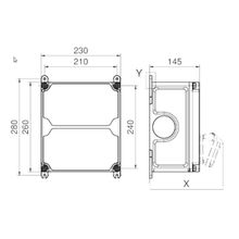 Bals Настенный комбинационный модуль  Bals VariaBox-M 89010 IP44 260 х 230 х 145 мм