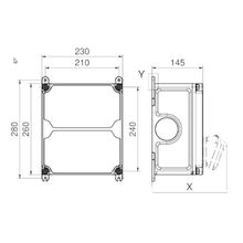 Bals Настенный комбинационный модуль  Bals VariaBox-M 89010 IP44 260 х 230 х 145 мм