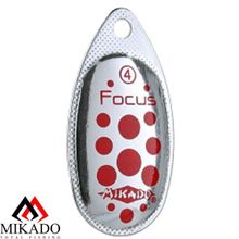 Блесна вращающаяся Mikado FOCUS № 4 серебро   10