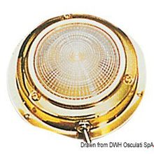 Osculati Light fixture polished brass 140 mm, 13.543.11