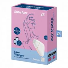 Белый вакуум-волновой вибростимулятор Satisfyer Love Triangle (213942)