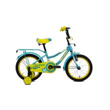 Детский велосипед FORWARD Funky 16 бирюзовый желтый (2020)
