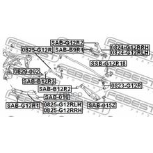 Болт С Эксцентриком Subaru Impreza G12 2007.03- [Jp] Febest арт. 0829002