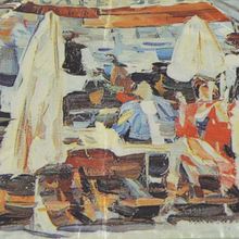 Зонт женский Прибрежное кафе