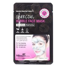 Маска для лица очищающая пузырьковая с древесным углем MBeauty Charcoal Bubble Face Mask 3шт