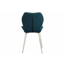 Олмеко Стул Дора белый тенерифе изумруд