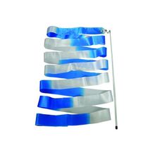 Китай Лента гимнастическая двухцветная 6 м ab236-1