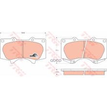 Колодки Тормозные Дисковые | Перед | Tianjin Faw Toyota Motor Co. Ltd. (Tftm) Prado 2003 >>Tianjin Faw Toyota Motor Co. Ltd. (Tftm) Prado 2003 >> TRW арт. GDB3364