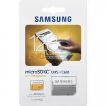 SAMSUNG EVO microSDXC 128 Гб карта памяти microSD Class 10,UHS-I (SD адаптер) 48MB s, MB-MP128DA RU