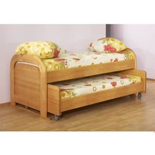 Кровать двухъярусная Мурзилка выкатная (Размер кровати: 90Х190 200, Наличие матраса: Без матраса)