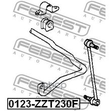 Тяга Стабилизатора | Перед Прав Лев | Febest арт. 0123ZZT230F