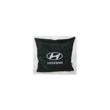  Подушка Hyundai черная вышивка серебро