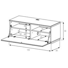 Тумба под телевизор ST 110i WHT WHT BS