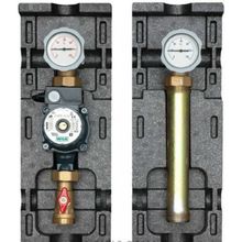 Насосная группа без смесителя Meibes V-UK 1" до 130 кВт с насосом Grundfos Alpha2 L 25-60