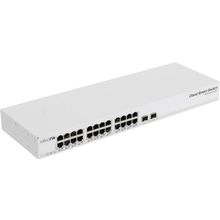 Маршрутизатор MikroTik    CSS326-24G-2S+RM     Маршрутизатор (24UTP   WAN 10   100   1000Mbps + 2SFP+)