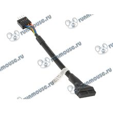 Кабель-переходник USB3.0(внутр.)(F)->USB2.0(внутр.) Espada "10pinMto20pinF" (0.15м) (oem) [140770]