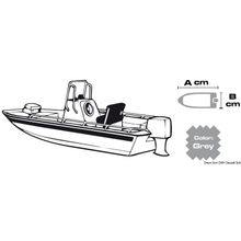 Osculati Tarpaulin universal 550 610 x 240 cm grey 300D, 46.503.09
