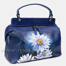 Alexander TS Кожаная сумка с крупными цветами Ромашки