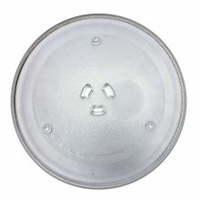 Стеклянная тарелка Eurokitchen для микроволновой печи, под коуплер, диаметр 25,5 см