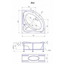 Акриловая ванна 1MarKa Ibiza