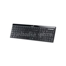 Клавиатура Genius SlimStar i222, USB, colour box, black, клавиша Fn