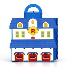 Robocar POLI Кейс для хранения Парковка с металлической машинкой Поли 83319