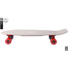 402-Gr Скейтборд Y-SCOO Big Fishskateboard 27" винил 68,6х19 с сумкой GREY red