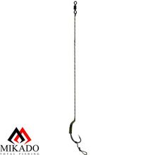 Крючки с поводками Mikado Carp Fine Line P13 "UNIVERSAL RIG" № 8   15 lbs   23 см.  ( 2 шт.)