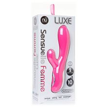 Розовый вибромассажер FEMME LUXE - 23,5 см. (116204)