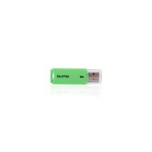 флешка 8Gb Qumo Tropic Green, flash usb, зеленая