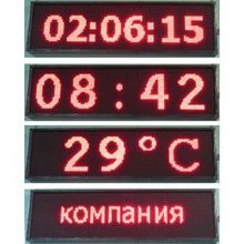 Информационное табло ПТК-Спорт ТИн2.4К (Ж),(С),(З), светодиодных модулей 8 шт