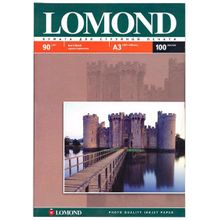 Фотобумага Lomond матовая односторонняя (0102011), A3, 90 г м2, 100 л.