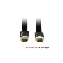 Кабель HDMI-HDMI Iconbit HQC HDMI 302B 3М, 24К, позолоченные контакты и разъемы