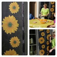 Москитная сетка с подсолнухами - Magic Mesh Sunflower на 18 магнитах