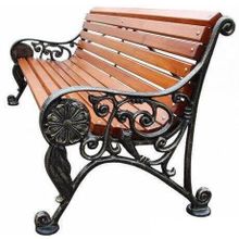 Скамейка чугунная «ПАРК ЧАИР»  (1,8м (99 кг.))