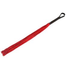 Мягкая плеть c красными шнурами SOFT RED LASH - 58 см. Красный