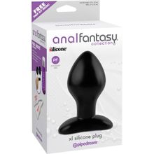 Анальная пробка XL Silicone Plug - 14 см. Черный