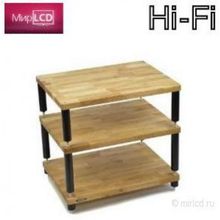 Apollo Storm 6 HiFi Base + 2 Shelf Satin Black Oak