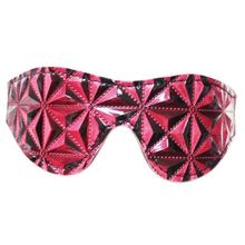 Красная маска на глаза с геометрическим узором Pyramid Eye Mask (39573)